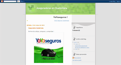 Desktop Screenshot of guateaseguradora.blogspot.com
