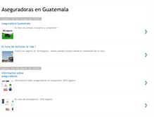 Tablet Screenshot of guateaseguradora.blogspot.com
