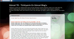 Desktop Screenshot of guncel-tr.blogspot.com