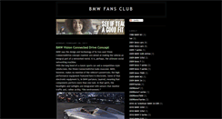 Desktop Screenshot of bmwfansclub.blogspot.com