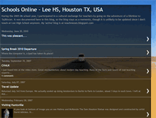 Tablet Screenshot of leehighschool.blogspot.com