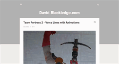 Desktop Screenshot of davidblackledge.blogspot.com