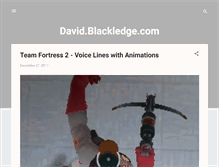 Tablet Screenshot of davidblackledge.blogspot.com