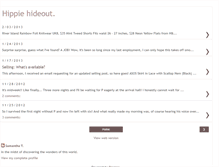 Tablet Screenshot of hippiehideout.blogspot.com