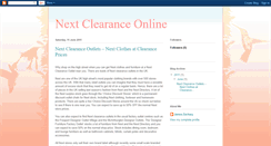 Desktop Screenshot of next-clearance-online.blogspot.com