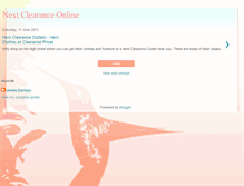 Tablet Screenshot of next-clearance-online.blogspot.com