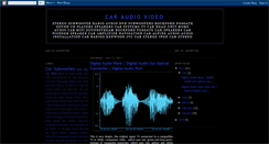 Desktop Screenshot of caraudioandvideo.blogspot.com