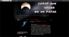 Desktop Screenshot of cosasquehacerenunpajar.blogspot.com