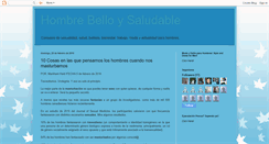 Desktop Screenshot of hombrebelloysaludable.blogspot.com