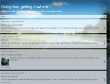 Tablet Screenshot of goingfastgettingnowhere.blogspot.com
