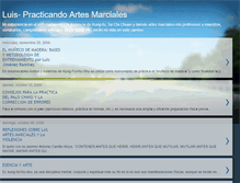 Tablet Screenshot of luis-practicandoartesmarciales.blogspot.com