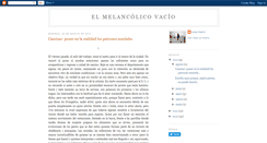 Desktop Screenshot of elmelancolicovacio.blogspot.com