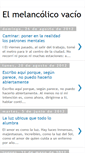 Mobile Screenshot of elmelancolicovacio.blogspot.com