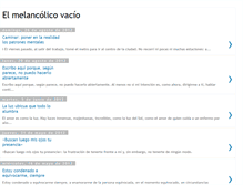 Tablet Screenshot of elmelancolicovacio.blogspot.com