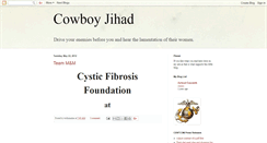 Desktop Screenshot of cowboyjihad.blogspot.com