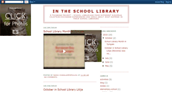 Desktop Screenshot of intheschoollibrary.blogspot.com