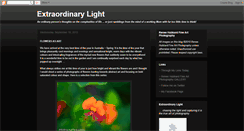 Desktop Screenshot of extraordinarylight.blogspot.com