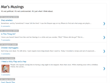 Tablet Screenshot of mars-musings.blogspot.com