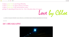 Desktop Screenshot of lovebychloe.blogspot.com