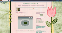 Desktop Screenshot of gyongyromantika.blogspot.com