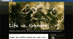 Desktop Screenshot of lifevsgaming.blogspot.com