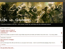 Tablet Screenshot of lifevsgaming.blogspot.com