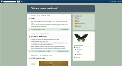 Desktop Screenshot of nuncavimosmariposa.blogspot.com