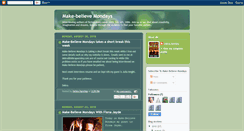 Desktop Screenshot of makebelievemondays.blogspot.com
