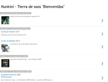 Tablet Screenshot of nunkini-tierradeosos.blogspot.com