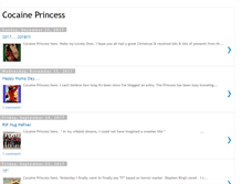 Tablet Screenshot of cocaineprincess.blogspot.com