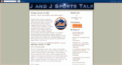 Desktop Screenshot of jandjsportstalk.blogspot.com