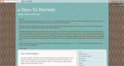 Desktop Screenshot of 4daystoeternity.blogspot.com