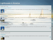 Tablet Screenshot of lighthousesinamerica.blogspot.com