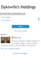 Mobile Screenshot of dykewife.blogspot.com