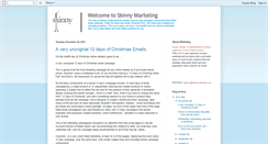 Desktop Screenshot of getskinnymarketing.blogspot.com