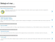 Tablet Screenshot of debajoelmar.blogspot.com