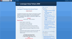 Desktop Screenshot of baru-lowongankerja.blogspot.com