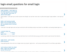 Tablet Screenshot of login-email.blogspot.com