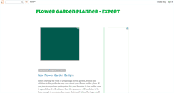 Desktop Screenshot of flowergardenplanner.blogspot.com