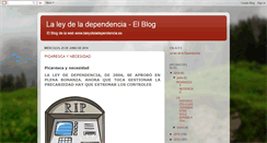 Desktop Screenshot of laleydeladependencia.blogspot.com