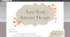 Desktop Screenshot of amyscottinteriordesign.blogspot.com