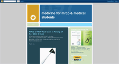 Desktop Screenshot of internalmedicinemrcp.blogspot.com