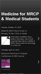 Mobile Screenshot of internalmedicinemrcp.blogspot.com