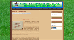 Desktop Screenshot of csafmi-shepherdsheart.blogspot.com
