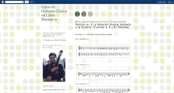 Desktop Screenshot of cursodeguitarraclasicaenlineamodulo9.blogspot.com