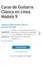 Mobile Screenshot of cursodeguitarraclasicaenlineamodulo9.blogspot.com