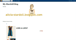 Desktop Screenshot of alicia-stardoll.blogspot.com