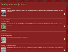 Tablet Screenshot of dedagenvanmijnleven.blogspot.com