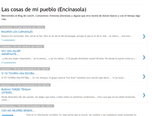 Tablet Screenshot of lascosasdemipuebloencinasola.blogspot.com