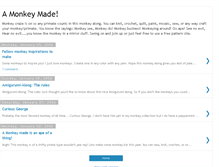 Tablet Screenshot of amonkeymade.blogspot.com
